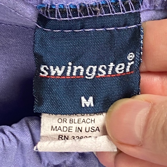 🌸Swingster Lavender Elastic Scrub Pants 1034 - Picture 6 of 7